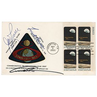 Apollo 8 Crew-Signed First Day Cover