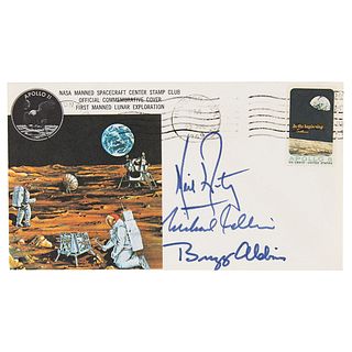 Apollo 11 Crew-Signed &#39;Type 1&#39; Insurance Cover