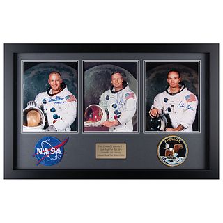 Apollo 11 (3) Signed Photographs