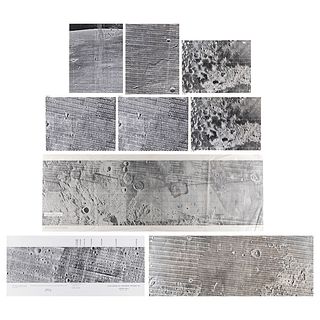 Apollo 11 Collection of (8) Chronopaque Maps and Ascent Chart