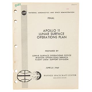 Apollo 11 Lunar Surface Operations Plan