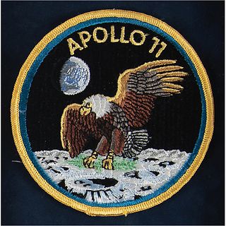 Neil Armstrong&#39;s Apollo 11 &#39;Biological Isolation Garment&#39; Crew Patch by Texas Art Embroidery
