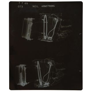 Neil Armstrong EVA Spacesuit Gloves X-Ray
