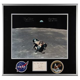 Apollo 11: Neil Armstrong Signature with Buzz Aldrin and Michael Collins Signed Photograph