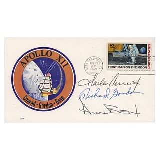 Apollo 12 Crew-Signed &#39;Lunar Landing Day&#39; Cover
