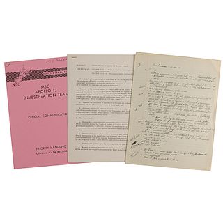 Apollo 13 Crew Debriefing Notes and Investigation Team Report