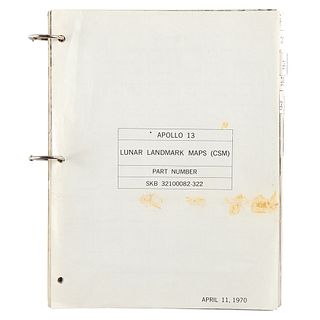 Apollo 13 Lunar Landmark Maps Book