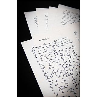 Jim Irwin Handwritten &#39;Labor Day&#39; Speech from the Apollo 15 Post-Flight Tour