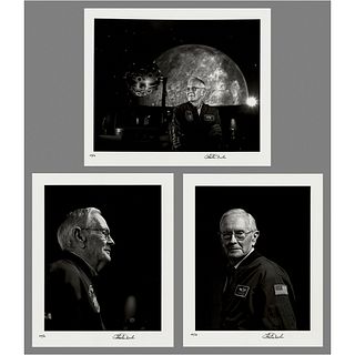 Charlie Duke (3) Signed Limited Edition Photographic Prints by Klaus Mellenthin