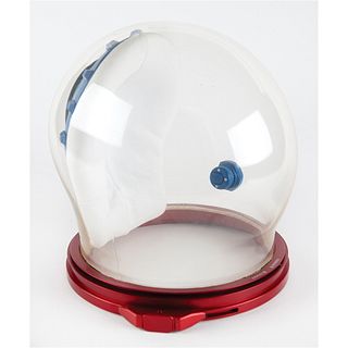 Apollo Pressure Helmet Display with Original A7L Polycarbonate Bubble