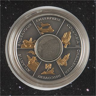 SpaceX Flown MISSE-9 Mission Coin - One of 50 Carried to the ISS
