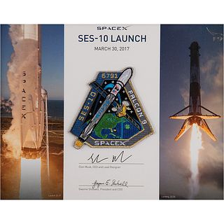 SpaceX SES-10 Launch Employee Patch