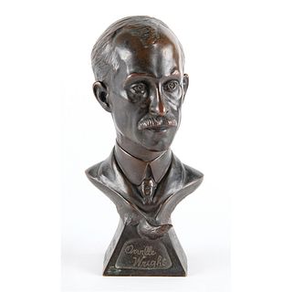 Orville Wright Bronze Bust by Louis-Albert Carvin