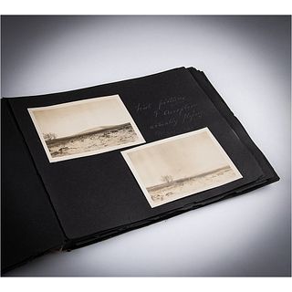 Wright Brothers: Original c. 1908-1909 Photo Album by Jimmy Hare, with First Published Photos of Wright Flyer
