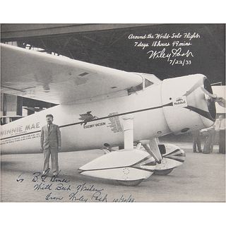 Wiley Post Signed Photograph