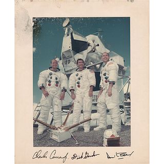 Dave Scott&#39;s Apollo 12 Signed Photograph
