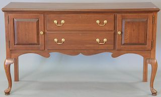 Hitchcock cherry Queen Anne style sideboard. ht. 36in., wd. 62in., dp. 19in.