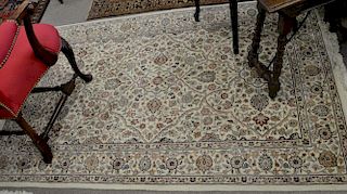 Oriental throw rug. 4'1" x 6'2"
