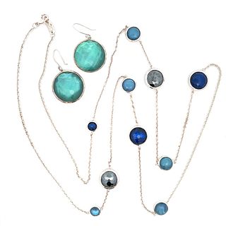 Ippolita Sterling Silver Rock Candy Necklace & Earrings