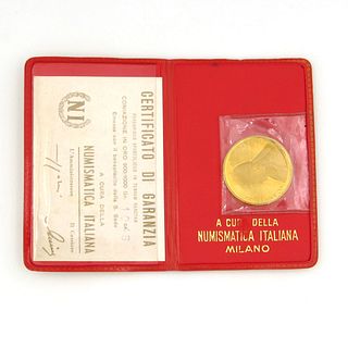 1962 Gold Pope John XXIII & Paul Vi Vatican Council Medal Uncirculated