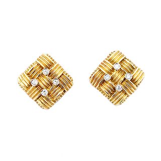 Roberto Coin 18K Diamond Appassionata Earrings