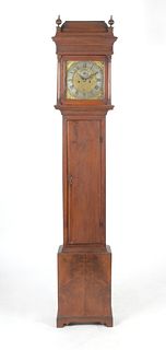 Thomas Stretch, Philadelphia Queen Anne Walnut Tall Case Clock