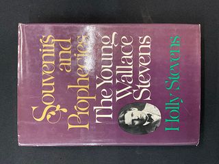 Souvenirs And Prophecies The Young Wallace Stevens by Holly Stevens 1st Edition 1977