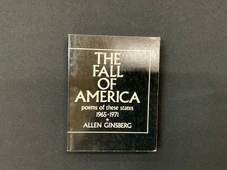 The Fall of America Poems of these States 1965-1971 Allen Ginsberg Signed