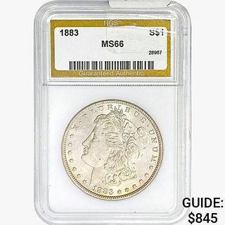 1883 Morgan Silver Dollar NGS MS66 