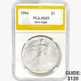 1994 Silver Eagle PGA MS69 