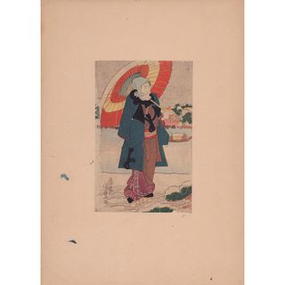 Kunisada, Woodblock Print, Actor Matsumoto Koshiro V