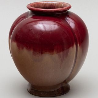 American Glazed Pottery Vase