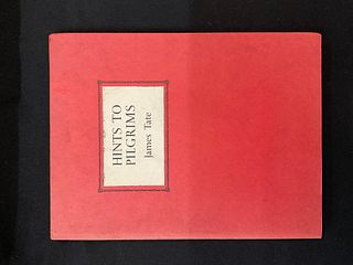 Hints to Pilgrims by James Tate 1971 First Edition Review Copy