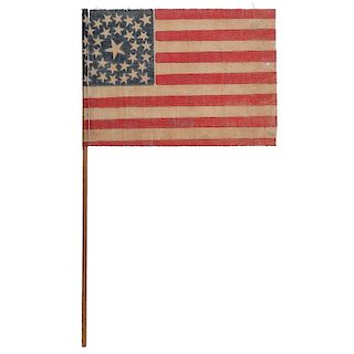 Rare 33-Star American Parade Flag
