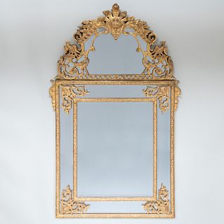 Régence Style Giltwood Mirror