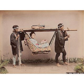 Album of Hand-Colored Photographs of Japan, Ca 1891