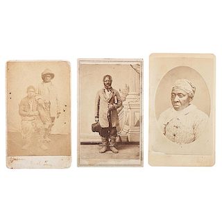 Civil War-Period CDVS of African American Slaves and "Contraband"