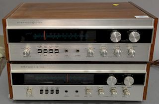 Two Sherwood S-7100A tuner receivers.