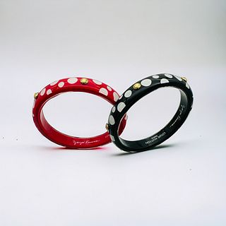 Collection of Two Resin, Metal "Infinity Dot" Bracelets, Yayoi Kusama for Louis Vuitton