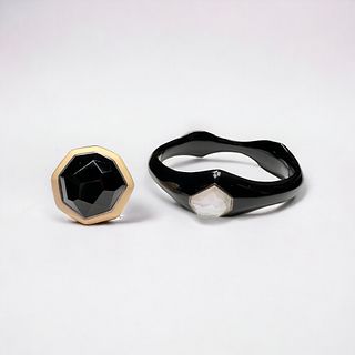 Resin, Sterling Silver Bracelet and Ring, Ippolita