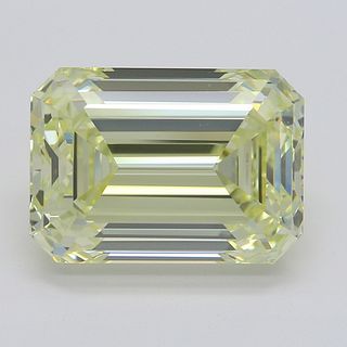 5.01 ct, Natural Fancy Yellow Even Color, VS1, Emerald cut Diamond (GIA Graded), Appraised Value: $323,600 