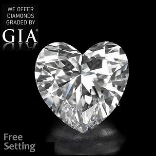 3.00 ct, G/VVS1, Heart cut GIA Graded Diamond. Appraised Value: $185,600 