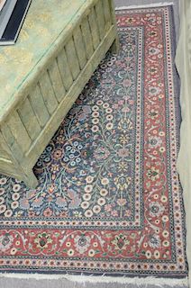 Oriental throw rug, 4' x 5'9".
