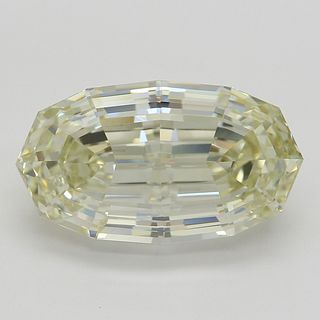 5.62 ct, Natural Fancy Light Yellow Color, VVS2, Oval cut Diamond (GIA Graded), Appraised Value: $131,100 