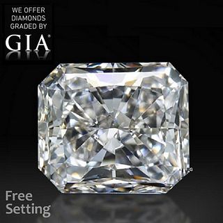 4.01 ct, F/VS1, Radiant cut GIA Graded Diamond. Appraised Value: $355,800 
