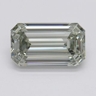2.02 ct, Natural Fancy Gray Green Even Color, VS1, Emerald cut Diamond (GIA Graded), Appraised Value: $103,400 
