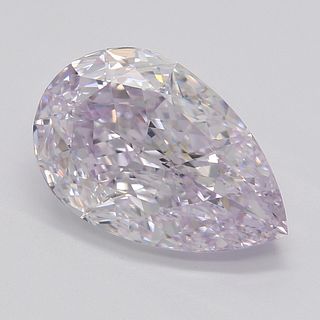 2.17 ct, Natural Fancy Light Pinkish Purple Even Color, VVS1, Pear cut Diamond (GIA Graded), Appraised Value: $952,600 