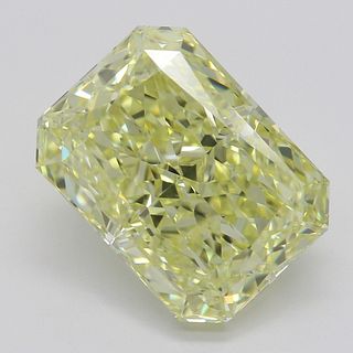 6.09 ct, Natural Fancy Yellow Even Color, VS1, Radiant cut Diamond (GIA Graded), Appraised Value: $381,200 