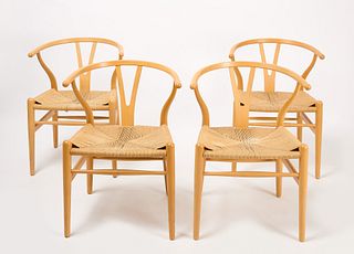 Set of Four Hans Wegner Chairs