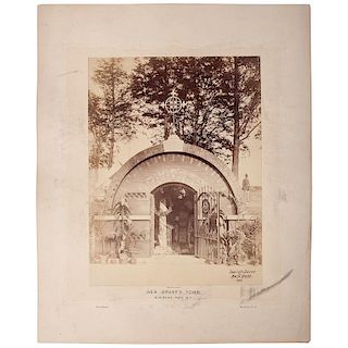 U.S. Grant's Tomb, Archive Incl. Photographs and Design Proposal for Tomb